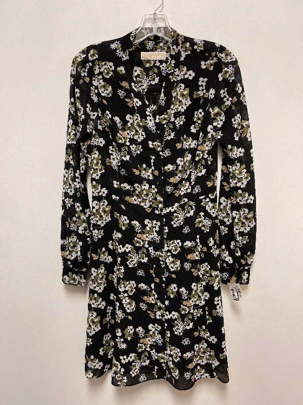 Dress Casual Short By Michael Kors In Floral Print, Size: S