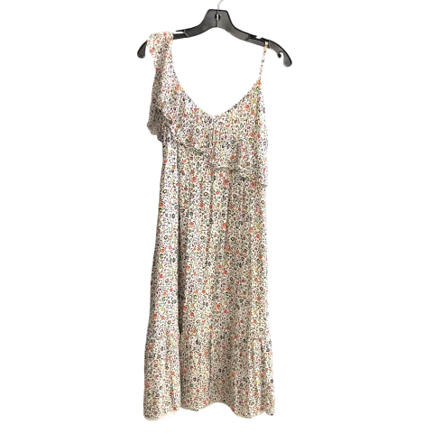 Dress Casual Midi By Club Monaco In Floral Print, Size: 12