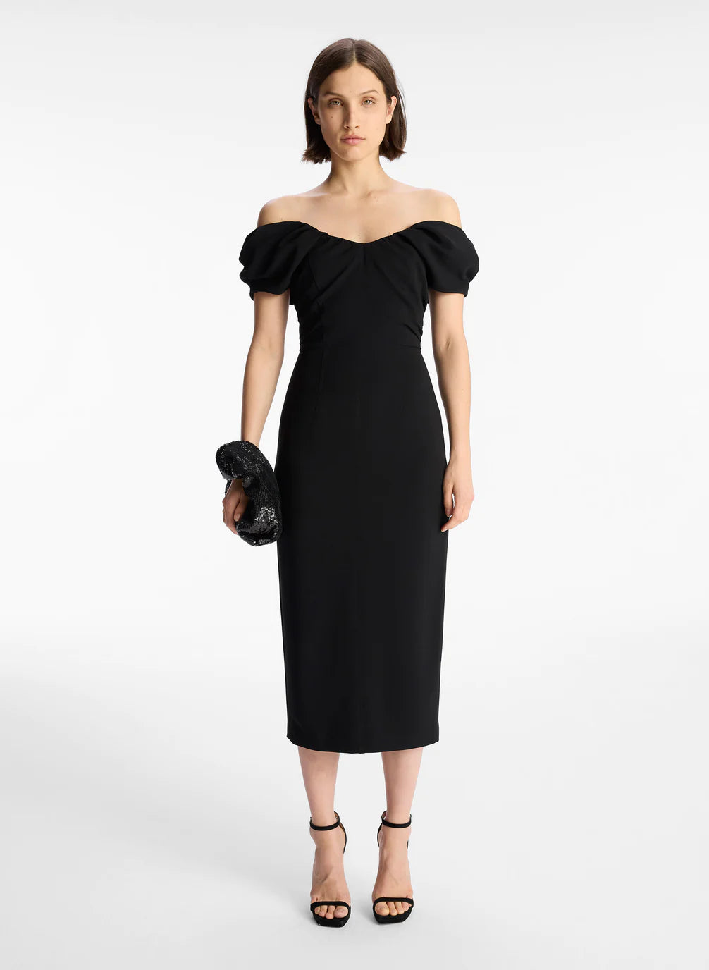 Nora Midi Dress - Black