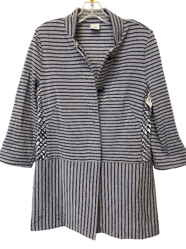 Striped Pattern Blazer Cabi, Size M