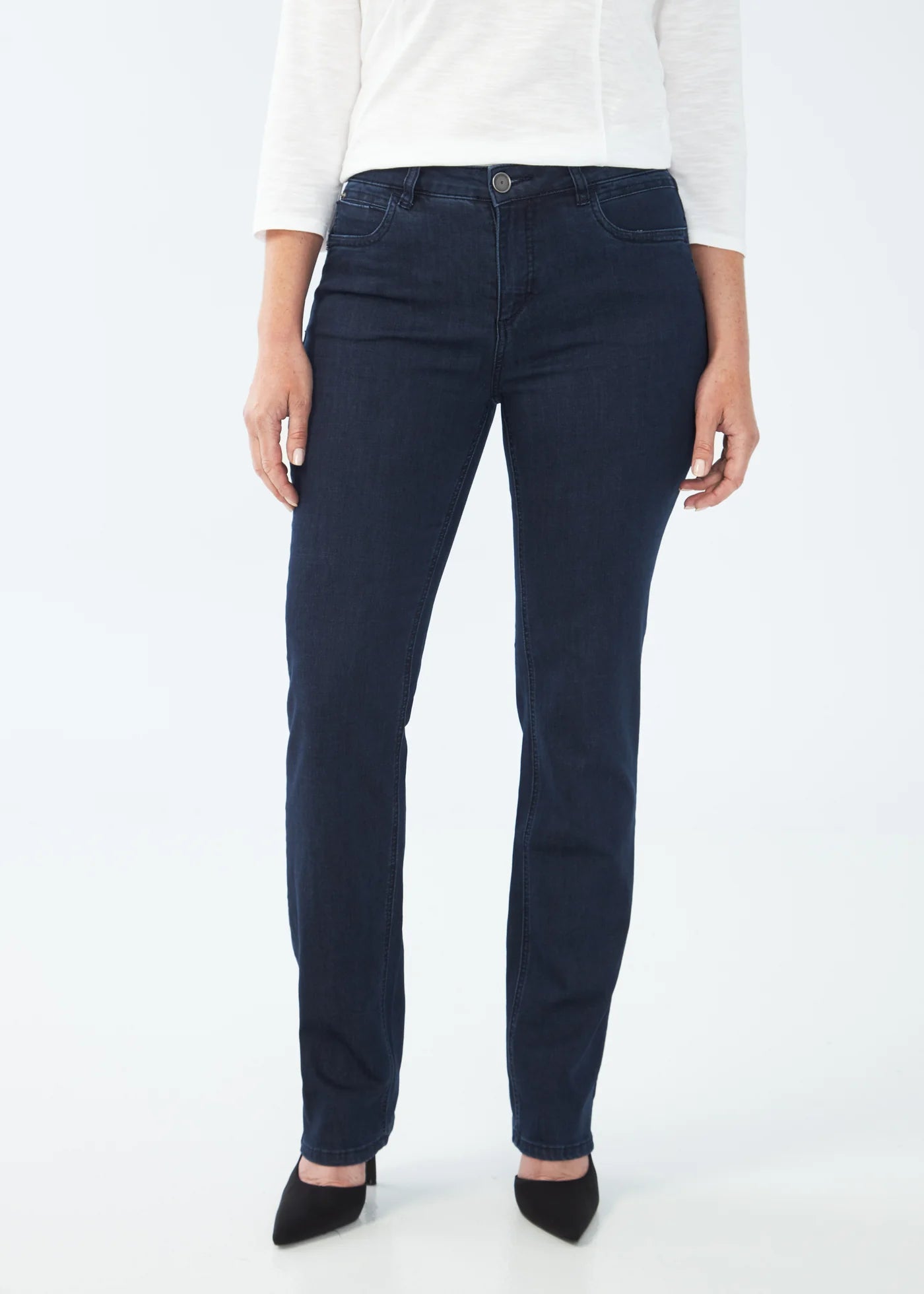 FDJ Petite Olivia Straight Leg Jeans - 4371250