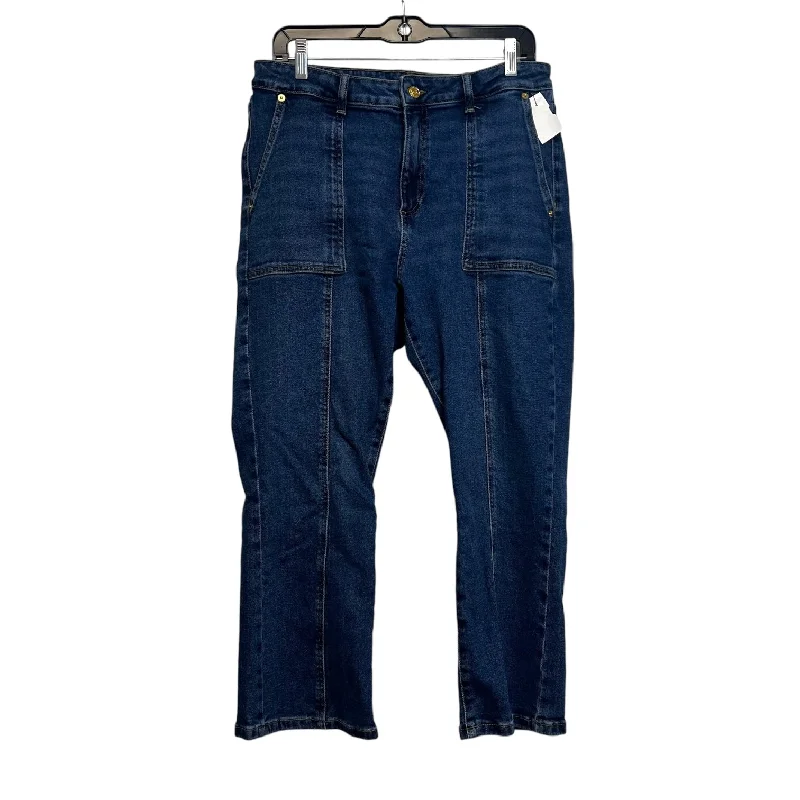 Jeans Cropped By Michael Kors In Denim, Size: 12