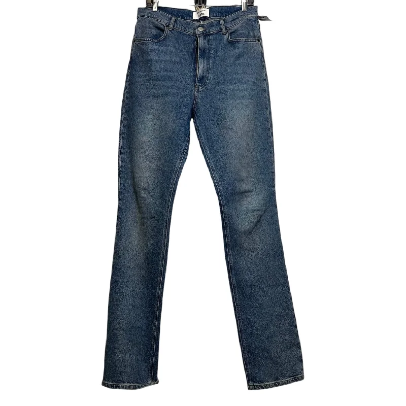 Jeans Straight By Reformation In Denim, Size: 10