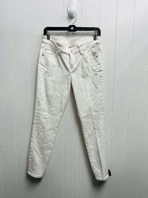 Jeans Straight By Tommy Bahama In White Denim, Size: 6