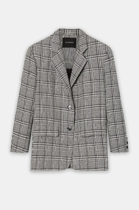 Leo Blazer in Black Check