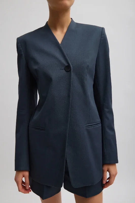 Oliver Cotton Stretch Tricotine Sculpted Blazer