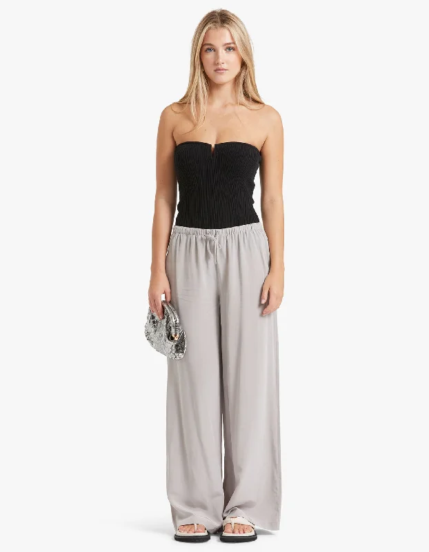 Blake Wide Leg Pant - Ash